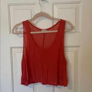 Free People Sheer Crop S:L